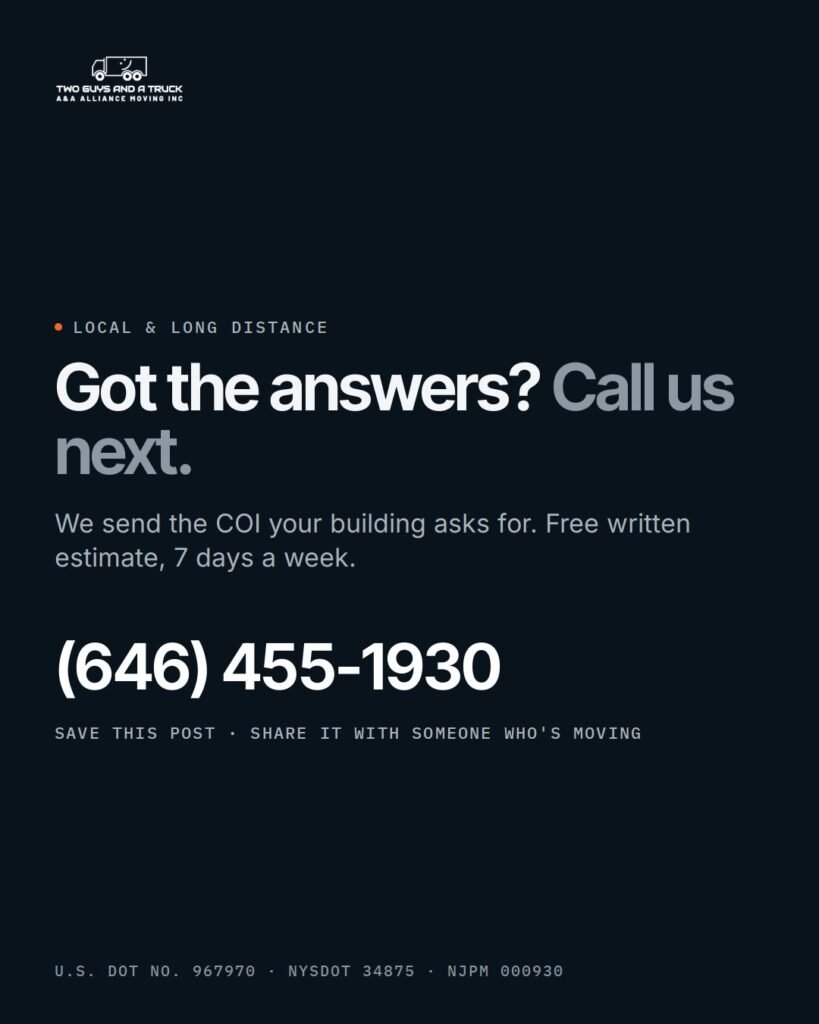 Got the answers? We send the COI your building asks for